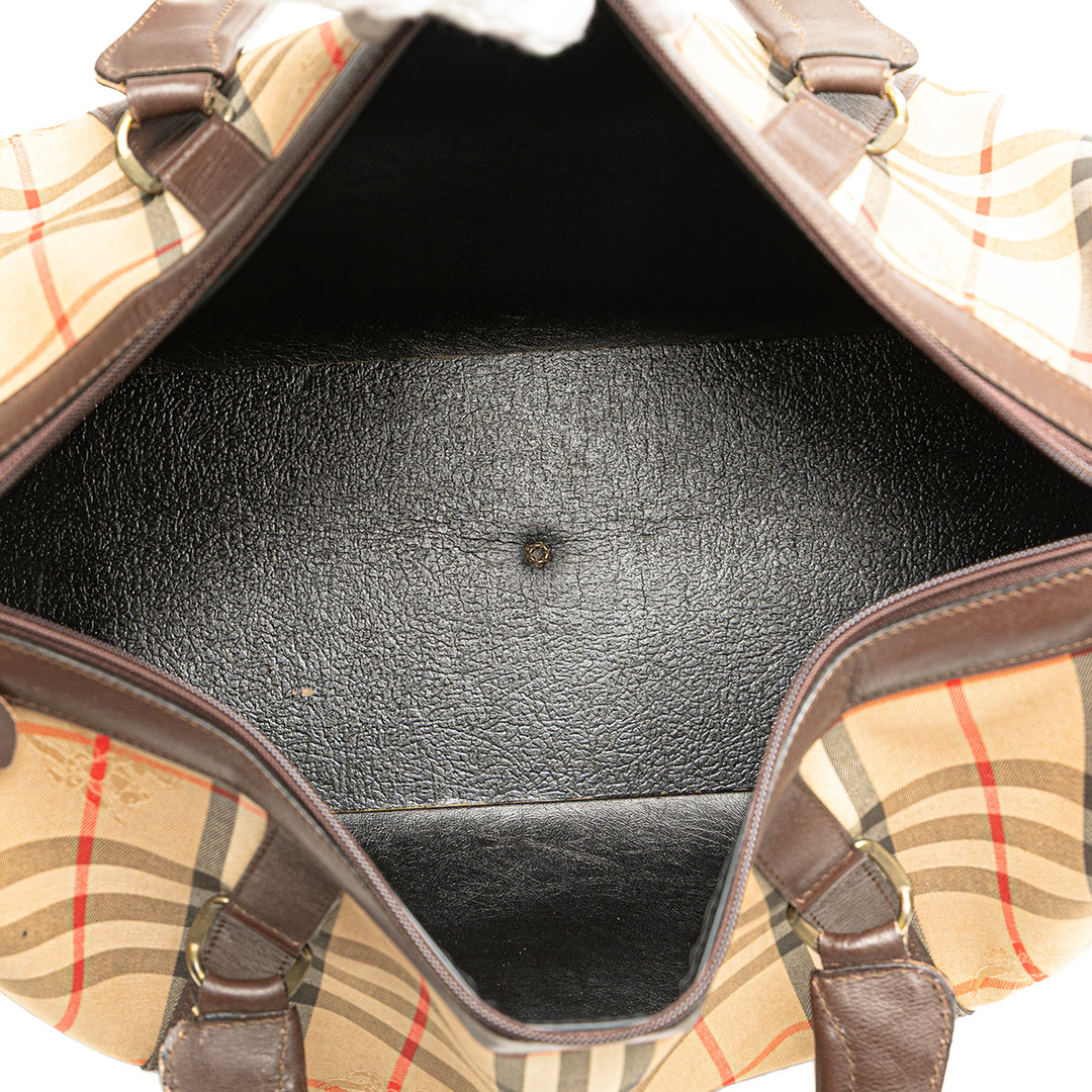 Burberry Haymarket Check Toile Sac de voyage