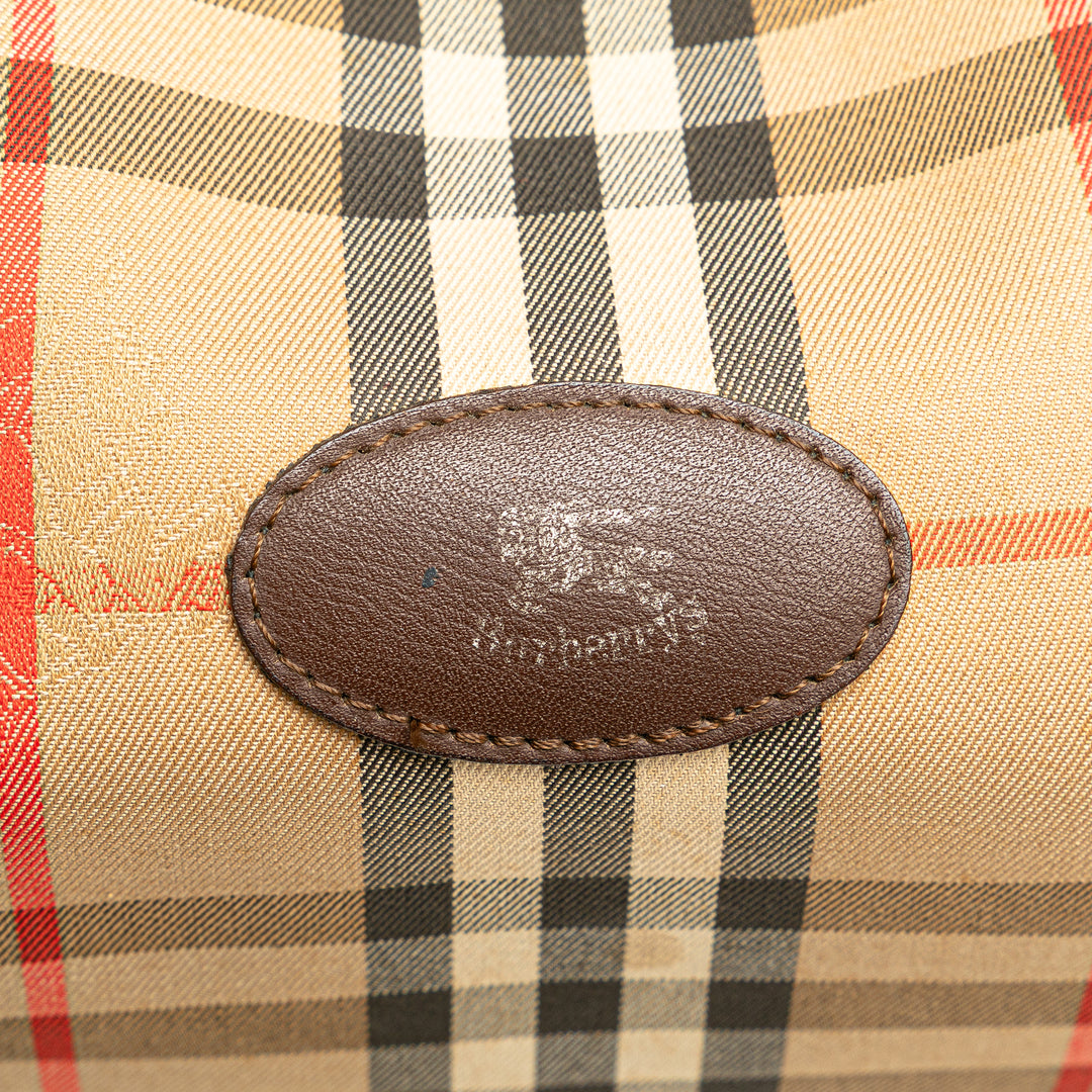 Burberry Haymarket Check Toile Sac de voyage