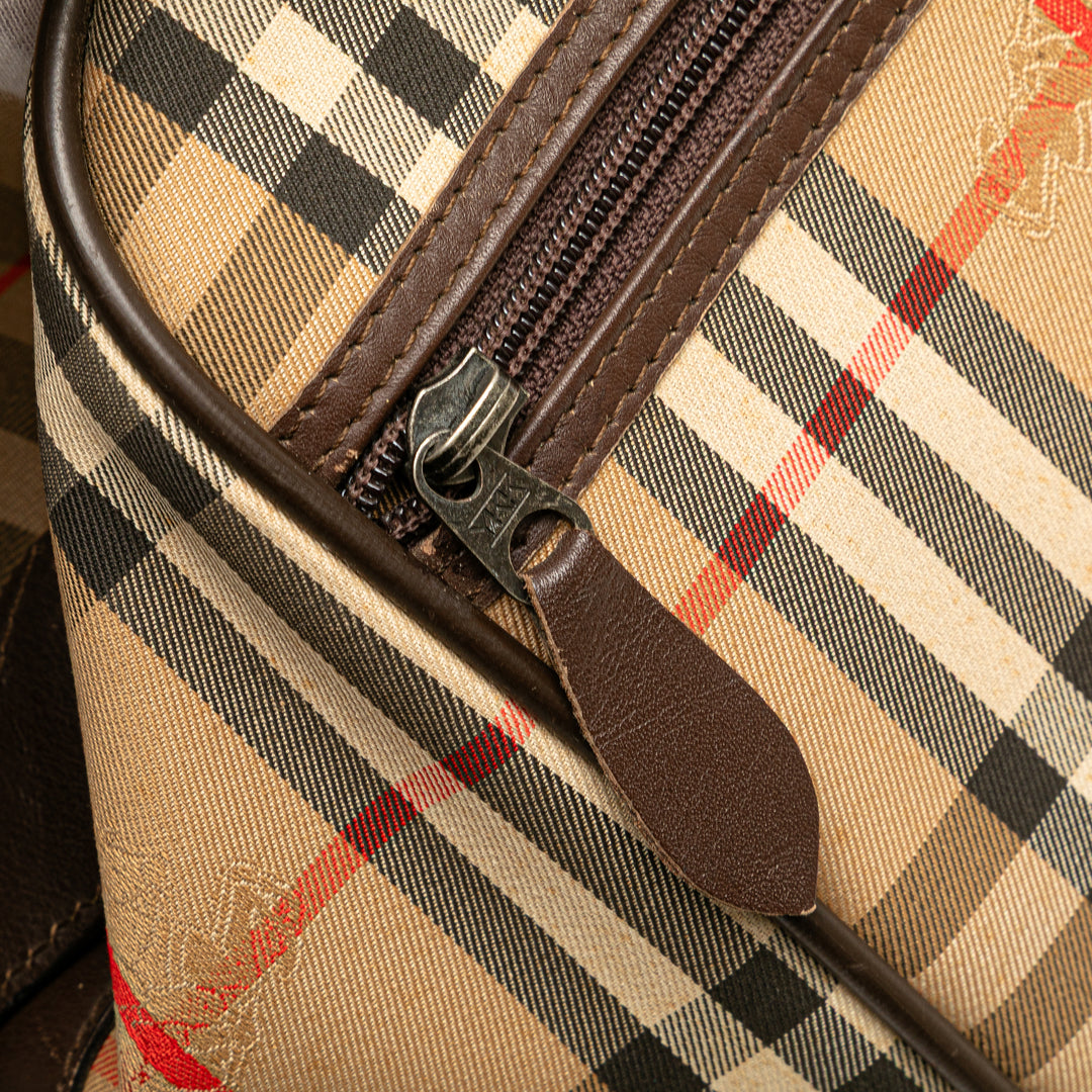 Burberry Haymarket Check Toile Sac de voyage