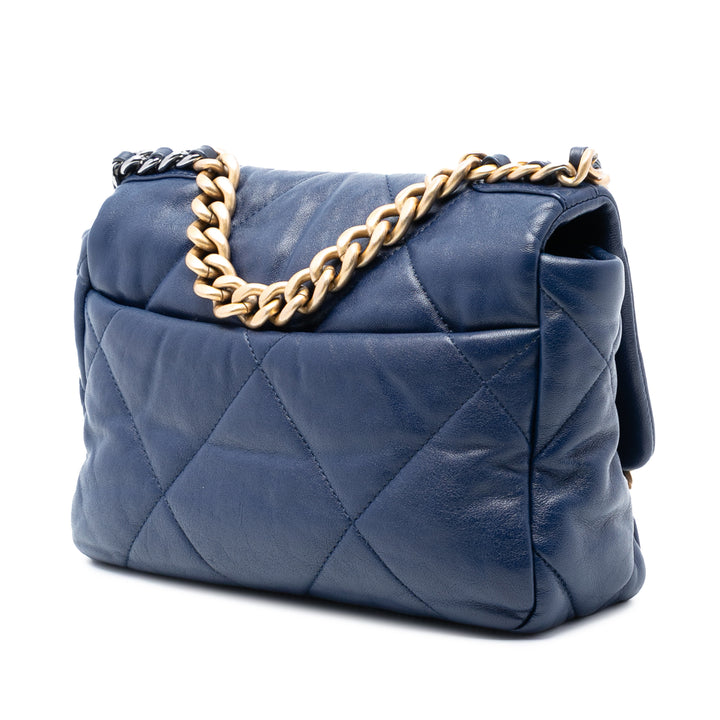 Chanel Medium Cuir d’agneau 19 à rabat