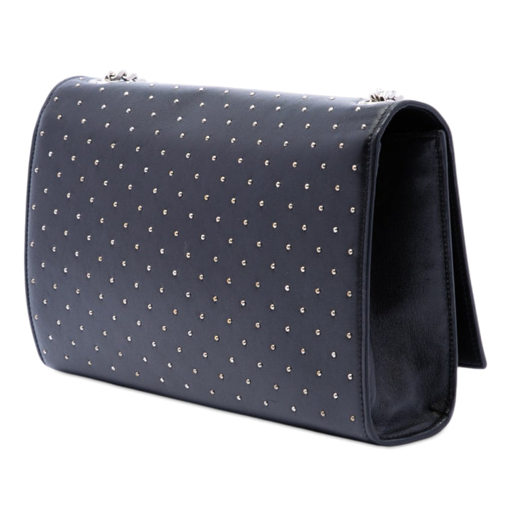 clouté Kate Sac Moyen Cuir de veau Noir