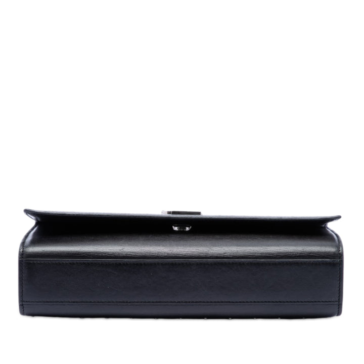 clouté Kate Sac Moyen Cuir de veau Noir