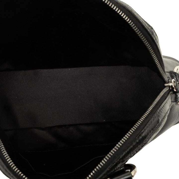 Saint Laurent froissé Muse Sac Mini Noir – vue 4 – GABY PARIS