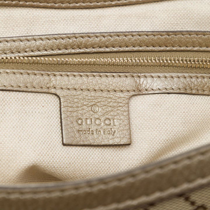 Gucci Sac à main GG Bella à rabat Beige – vue 5 – GABY PARIS