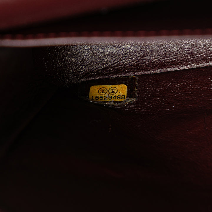 Medium Classic Caviar Double Flap Black - Gaby Paris
