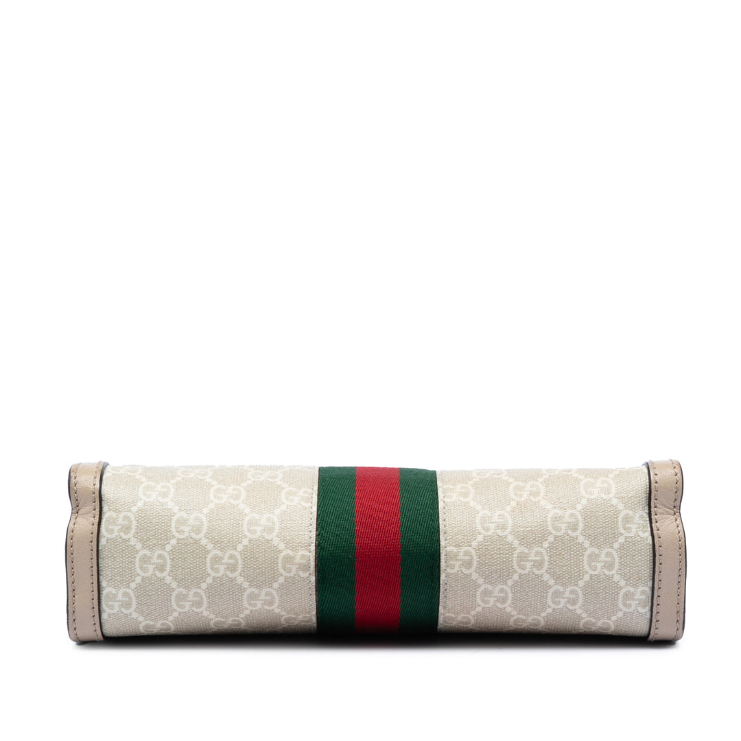 Gucci Small GG Supreme Web Ophidia Chain Sac porté croisé