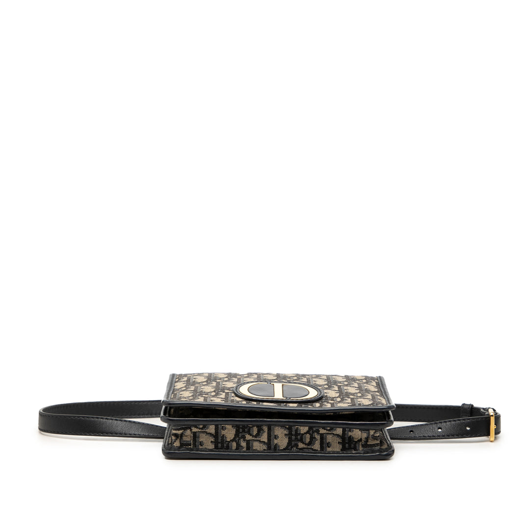 Dior 30 Montaigne 2 in 1 Pochette Oblique Bleu – vue 3 – GABY PARIS