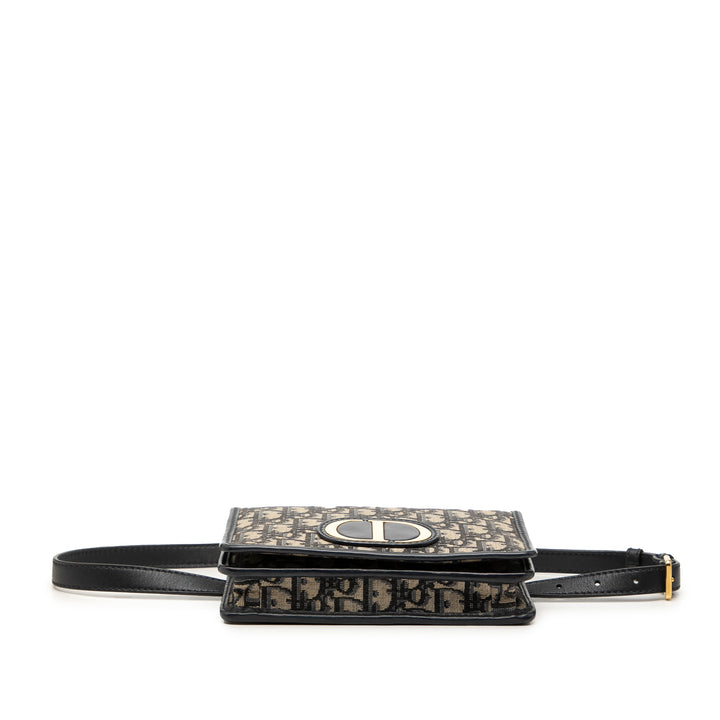 Dior 30 Montaigne 2 in 1 Pochette Oblique Bleu – vue 3 – GABY PARIS
