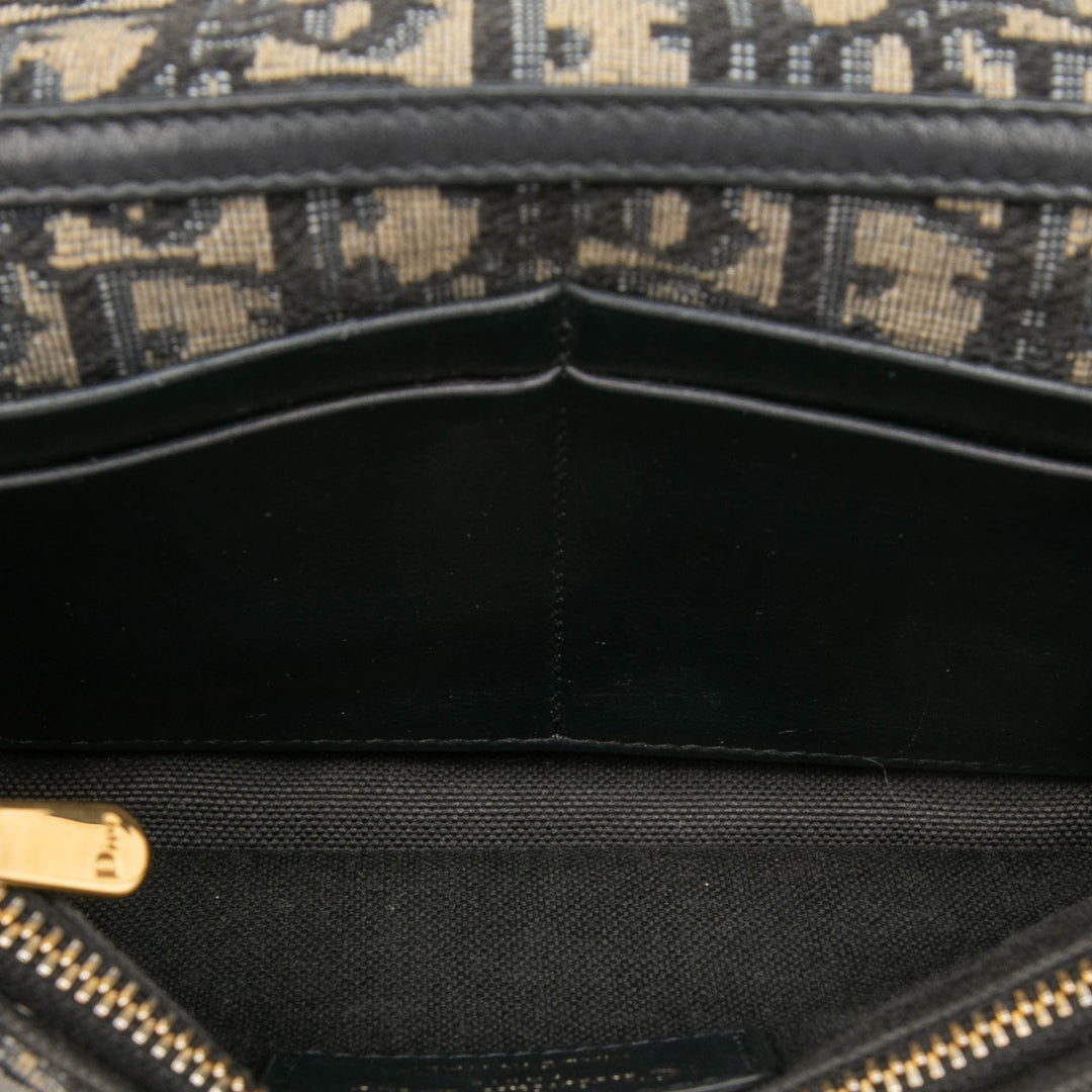 Dior 30 Montaigne 2 in 1 Pochette Oblique Bleu – vue 4 – GABY PARIS