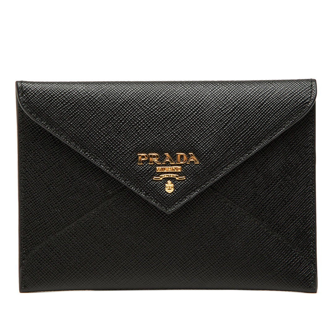 Prada Saffiano Envelope Compact Portefeuille