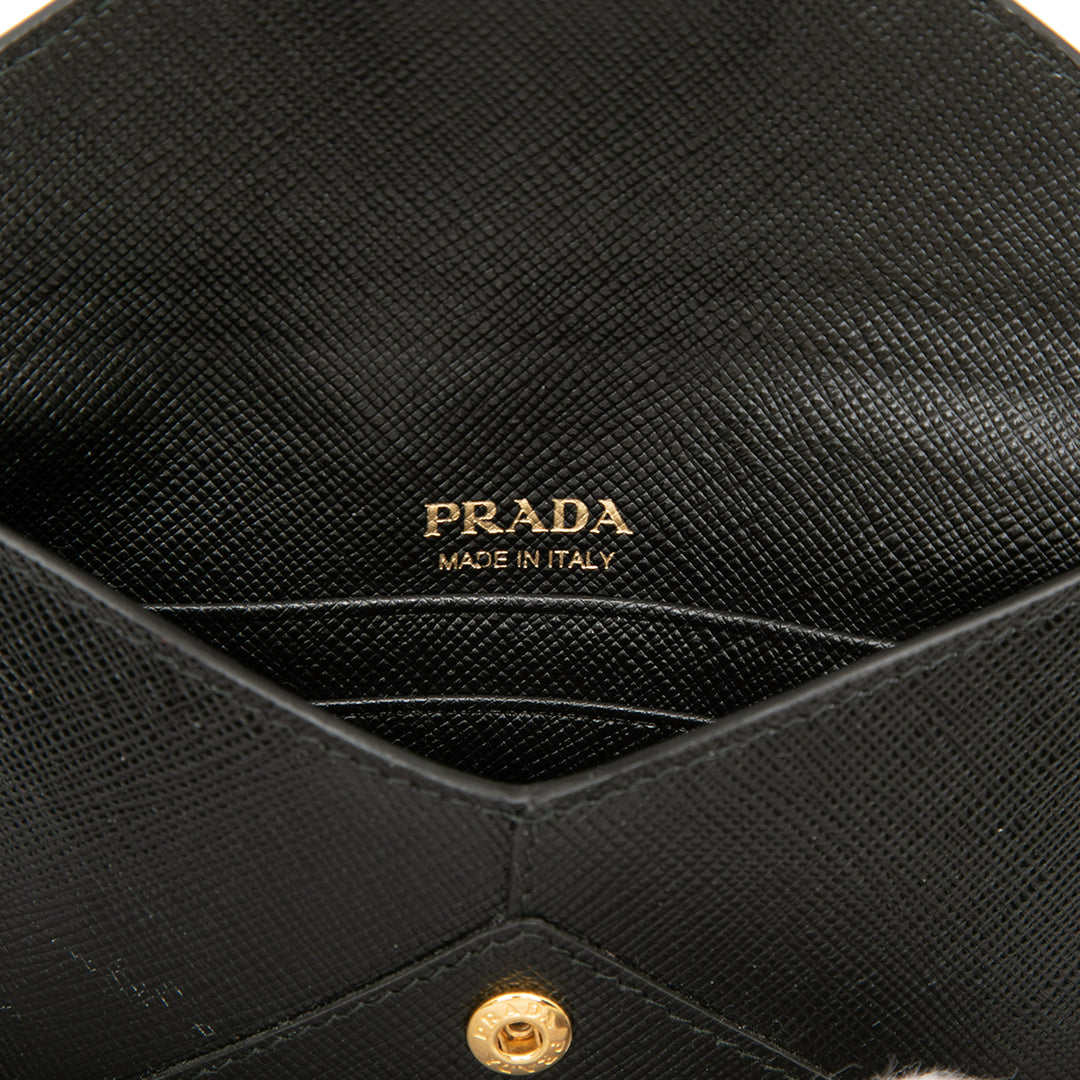 Prada Saffiano Envelope Compact Portefeuille