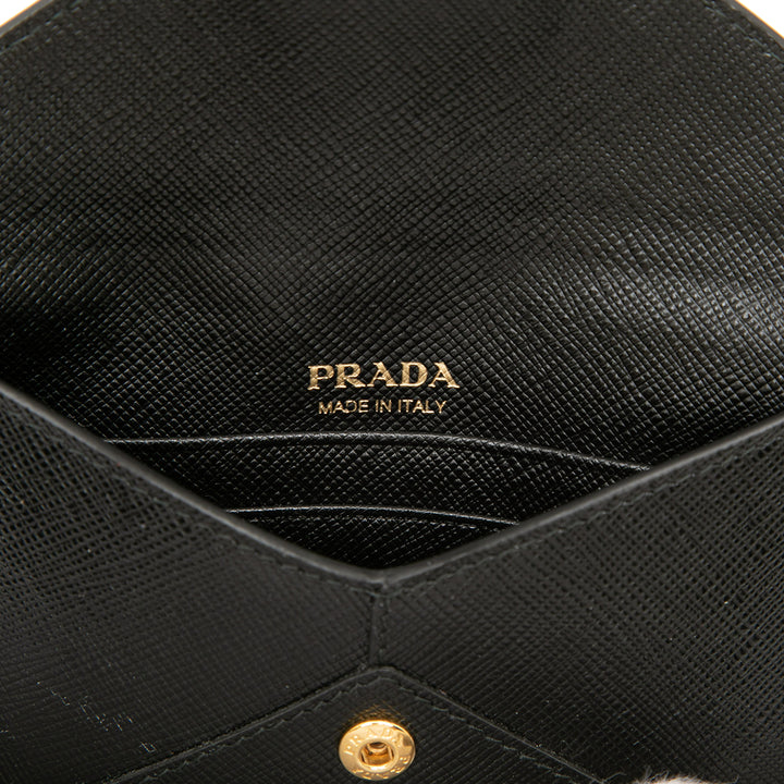Prada Saffiano Envelope Compact Portefeuille