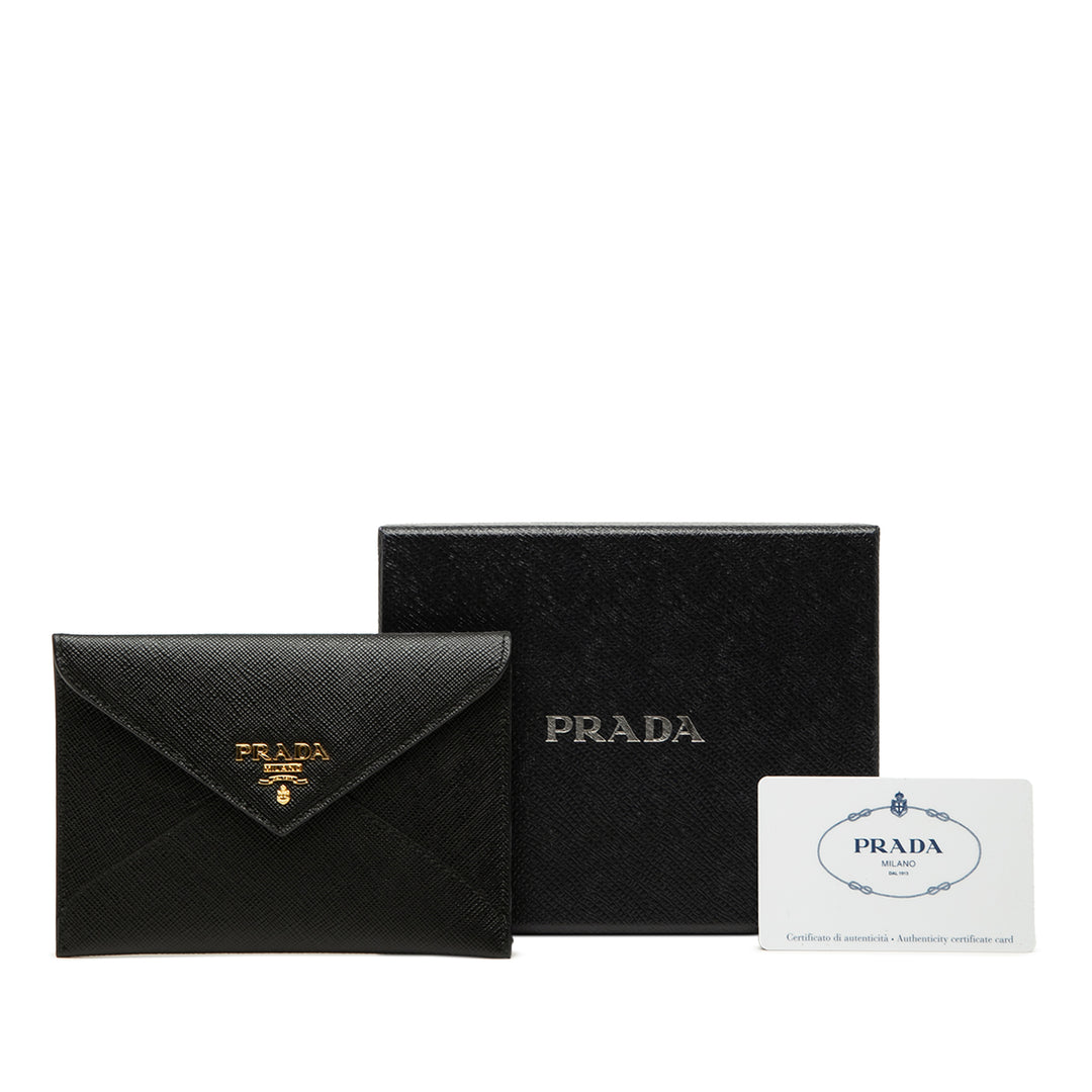 Prada Saffiano Envelope Compact Portefeuille