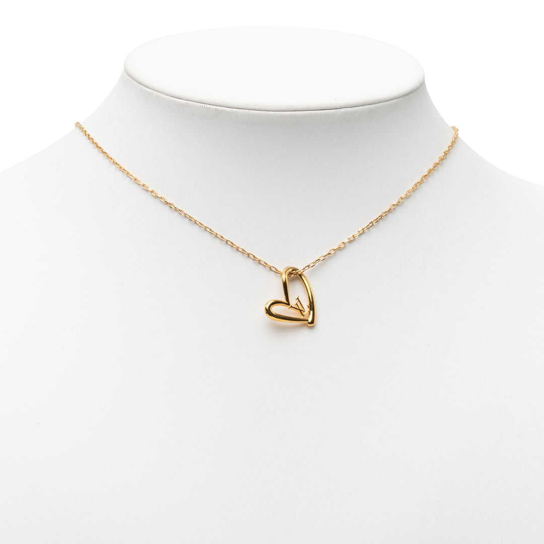 Louis Vuitton plaqué LV Fall In Love Pendant Collier