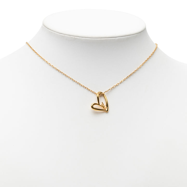 Louis Vuitton plaqué LV Fall In Love Pendant Collier
