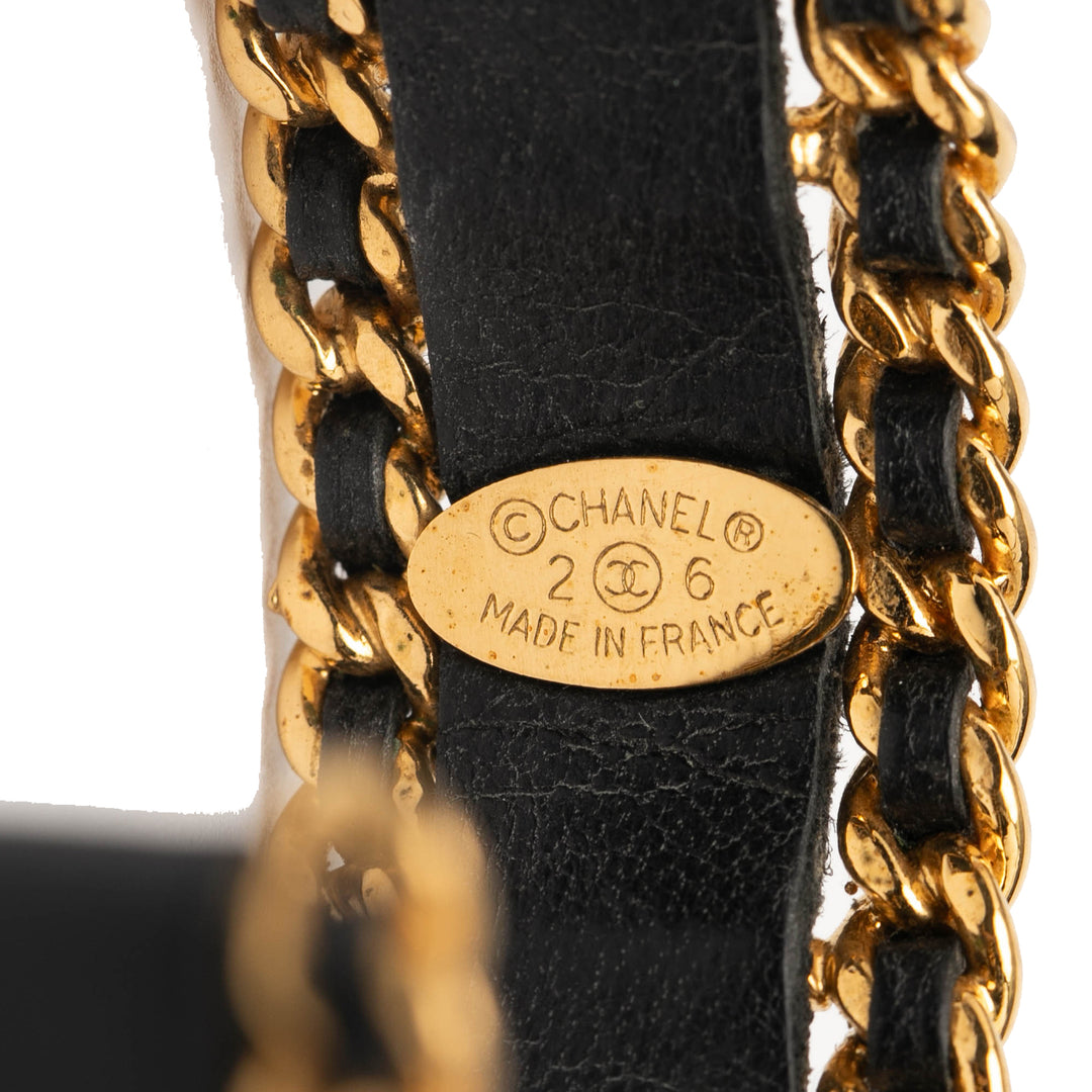 Chanel Doré Plated Cuir Woven Chain Cuff Bracelet Doré – GABY PARIS Authentique