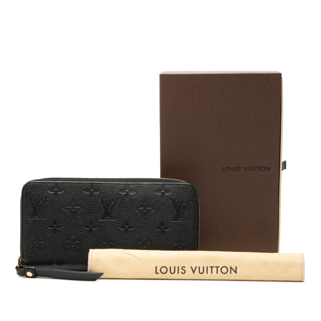 Louis Vuitton Monogram Empreinte Zippy Portefeuille long