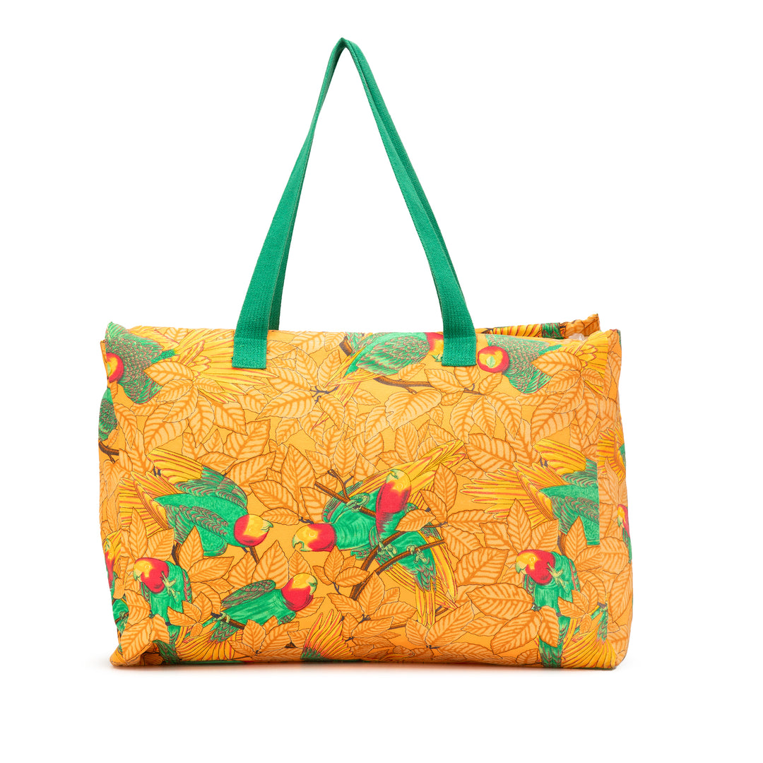 Toile Les Perroquets Tote Orange - Gaby Paris