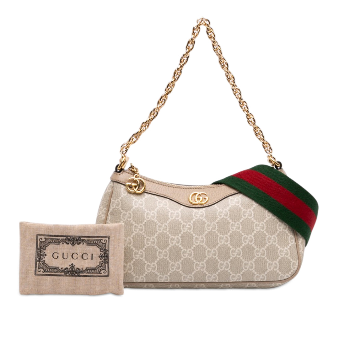 Gucci Small GG Supreme Web Ophidia Sac