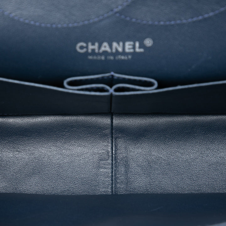 Chanel Matelassé Cuir verni Reissue 2.55 Double rabat 227