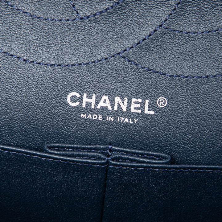 Chanel Matelassé Cuir verni Reissue 2.55 Double rabat 227