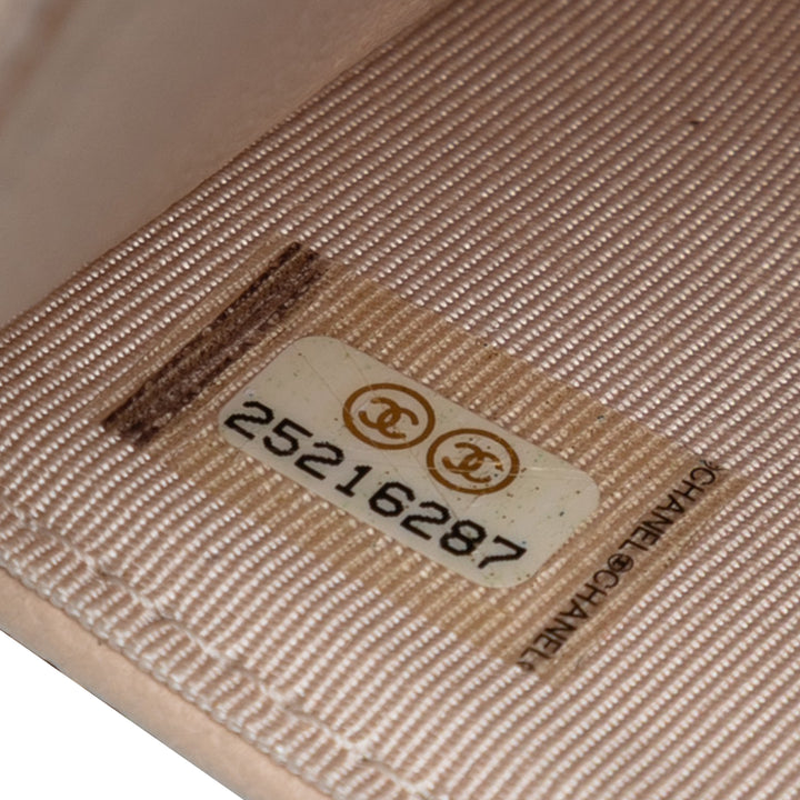 Chanel CC Chevron Caviar Ancient Greek Charms Wallet on Chain