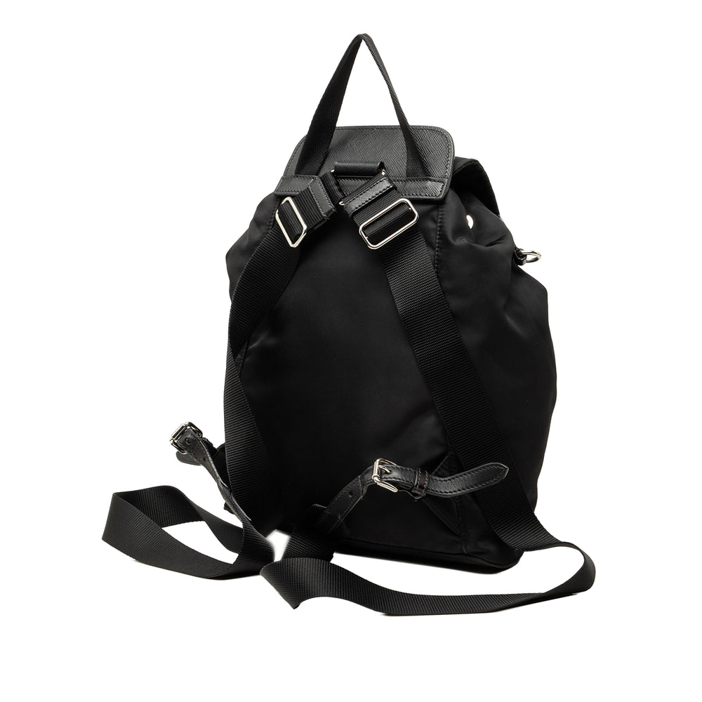 Prada à finitions Sac à dos Saffiano Noir – vue 2 – GABY PARIS