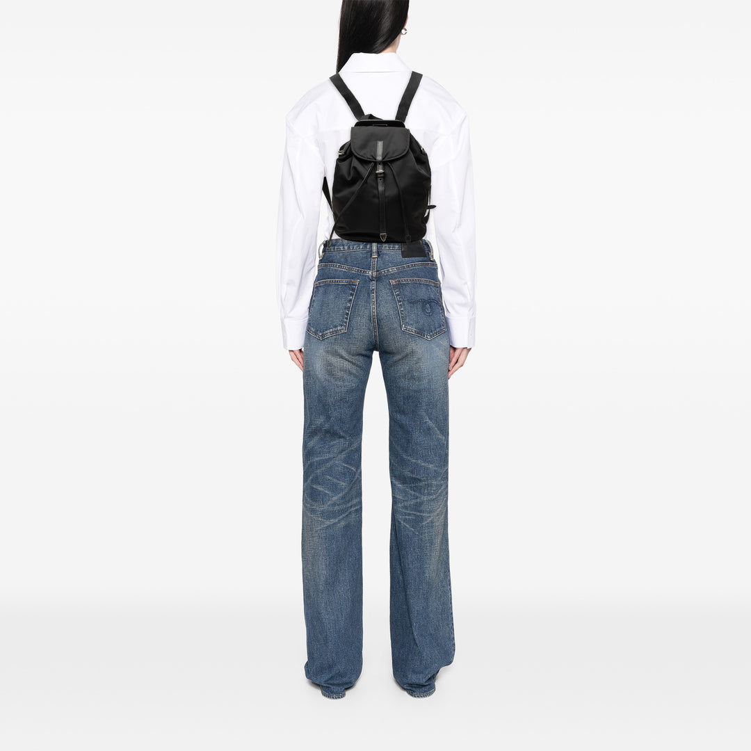 Prada à finitions Sac à dos Saffiano Noir – vue 6 – GABY PARIS