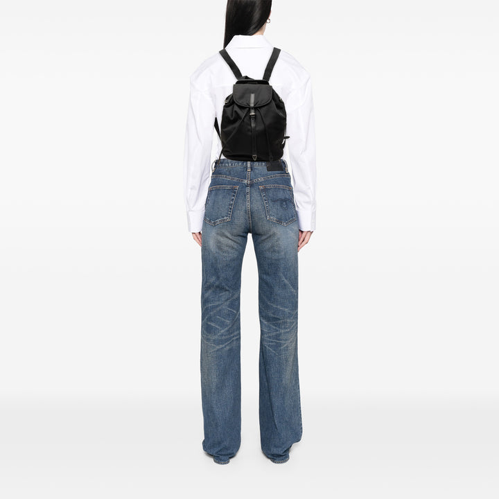 Prada à finitions Sac à dos Saffiano Noir – vue 6 – GABY PARIS