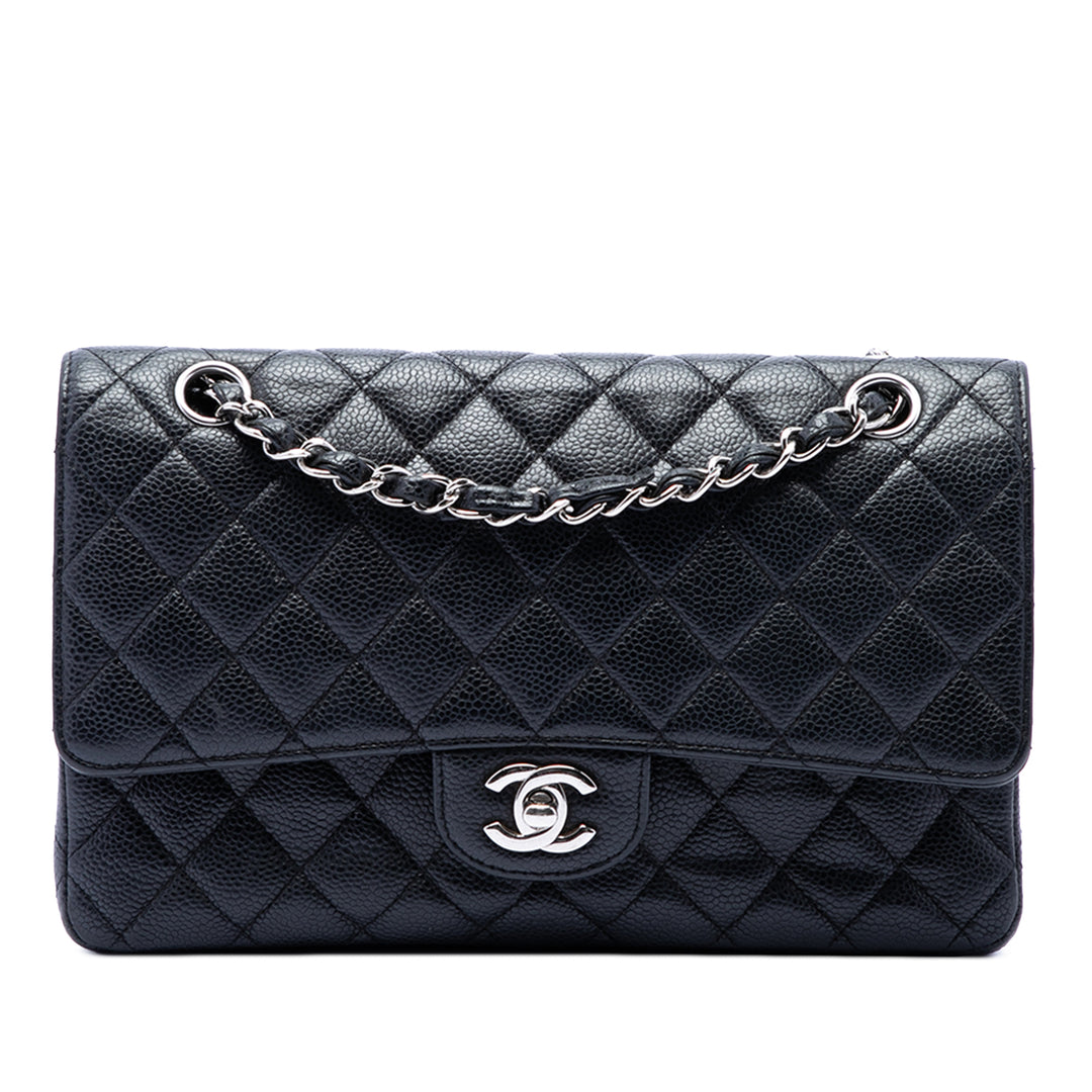 Chanel Medium Classic Caviar Double rabat