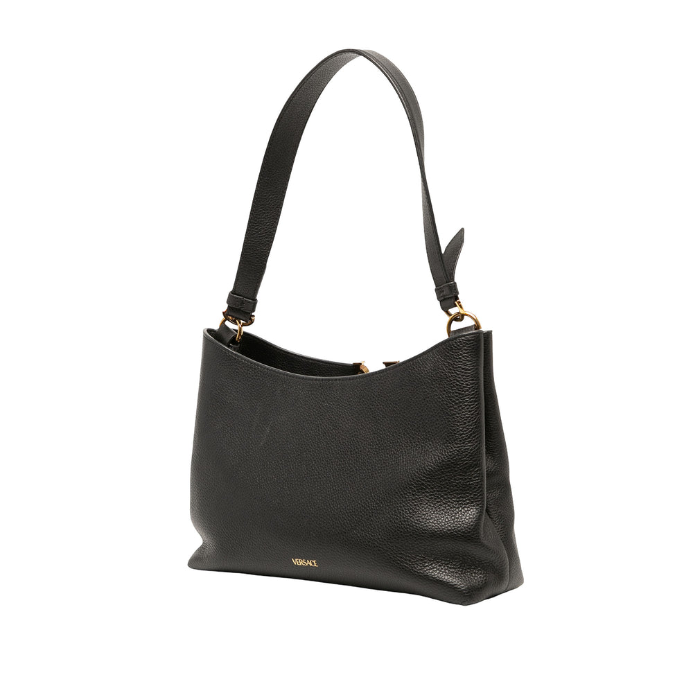 Versace Sac à main Virtus Hobo Petit Noir – vue 2 – GABY PARIS