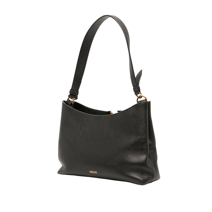 Versace Sac à main Virtus Hobo Petit Noir – vue 2 – GABY PARIS