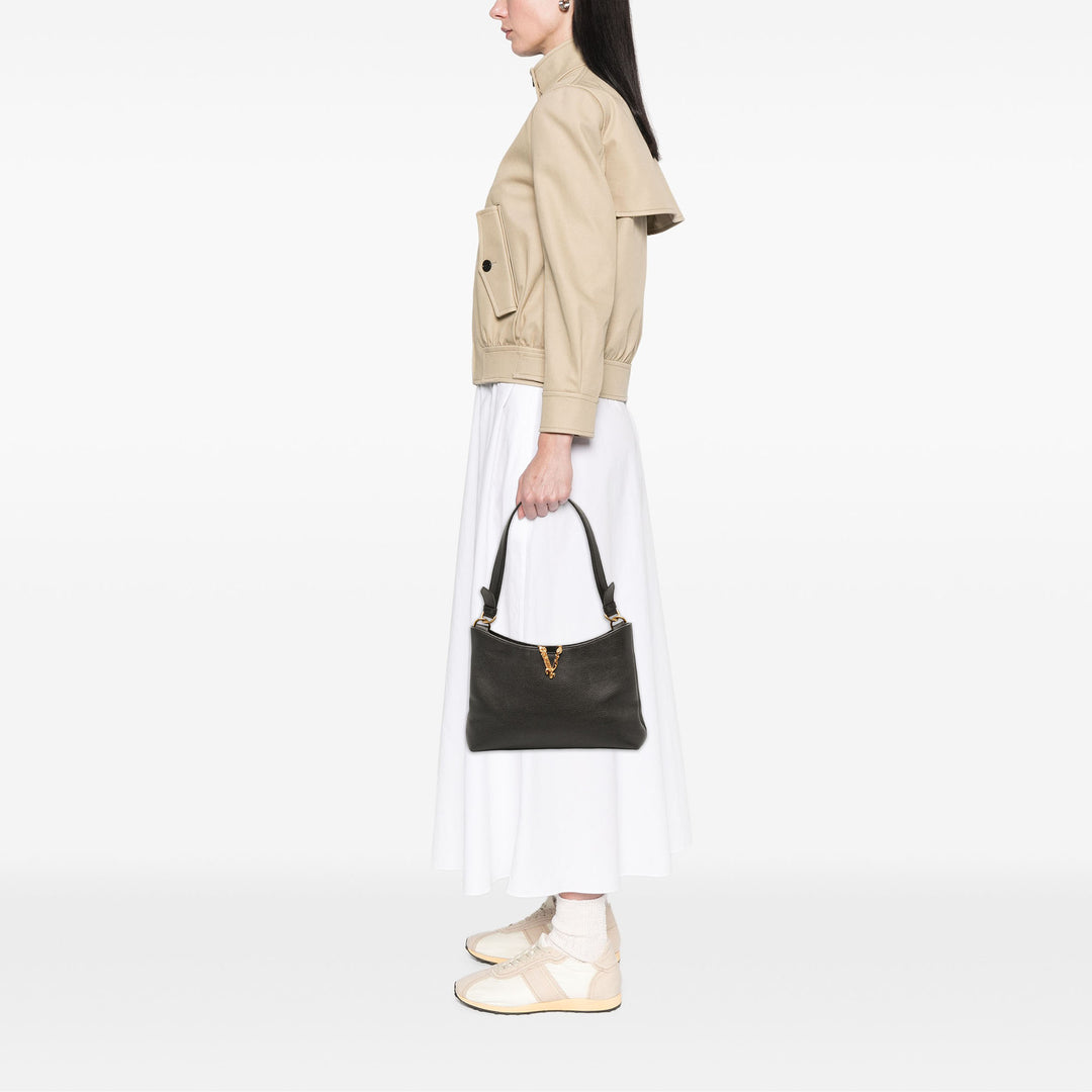 Versace Sac à main Virtus Hobo Petit Noir – vue 5 – GABY PARIS