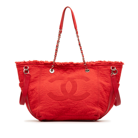 Large Double Face Shopping Tote Red - Gaby Paris
