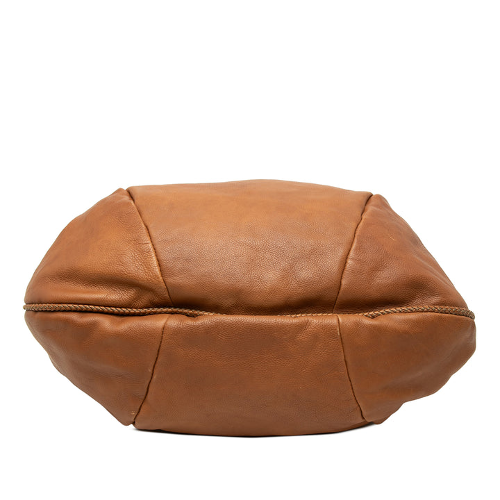Gucci Marrakech Cabas Cuir de veau Marron – vue 3 – GABY PARIS