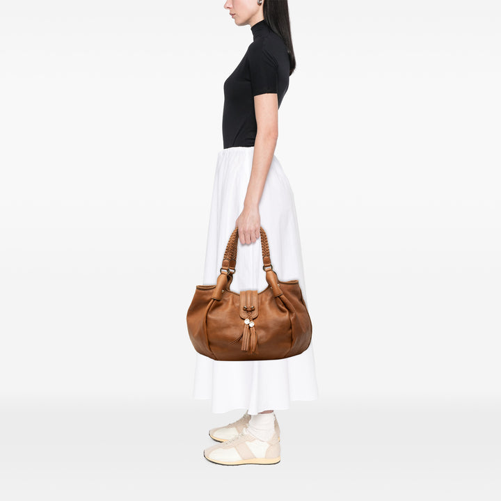 Gucci Marrakech Cabas Cuir de veau Marron – vue 6 – GABY PARIS