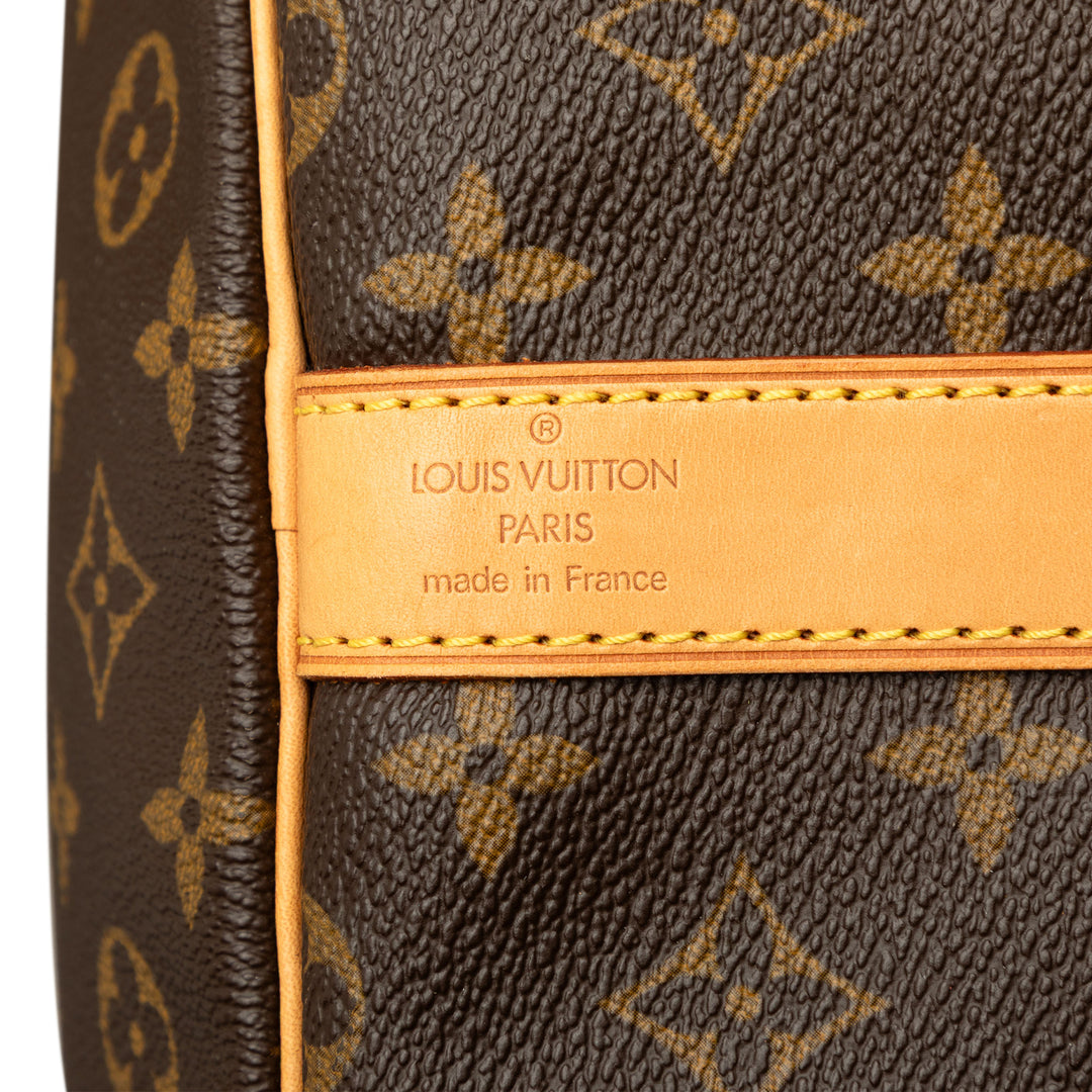 Louis Vuitton Keepall Bandouliere 60 Monogram Marron – vue 5 – GABY PARIS