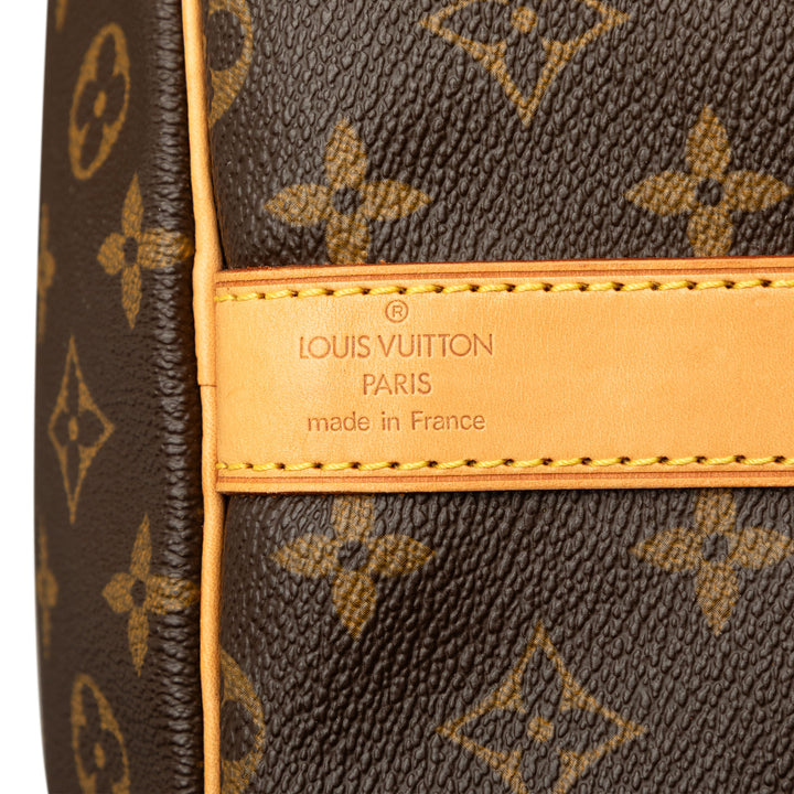 Louis Vuitton Keepall Bandouliere 60 Monogram Marron – vue 5 – GABY PARIS