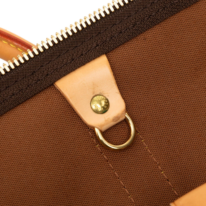 Louis Vuitton Keepall Bandouliere 60 Monogram Marron – vue 6 – GABY PARIS