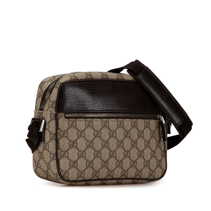 Gucci GG Supreme Crossbody Brown - GABY PARIS