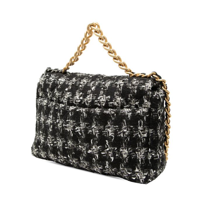 Chanel Large Tweed 19 à rabat