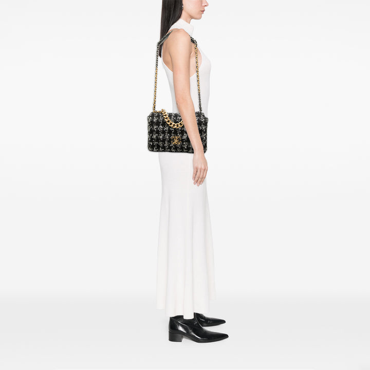 Chanel Large Tweed 19 à rabat