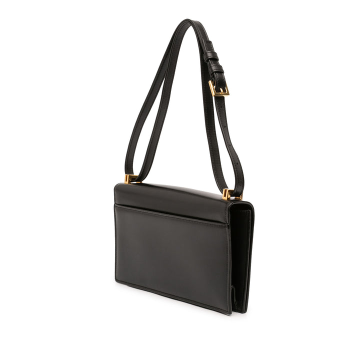 Saint Laurent Medium Smooth Cuir de veau Domino Sac bandoulière
