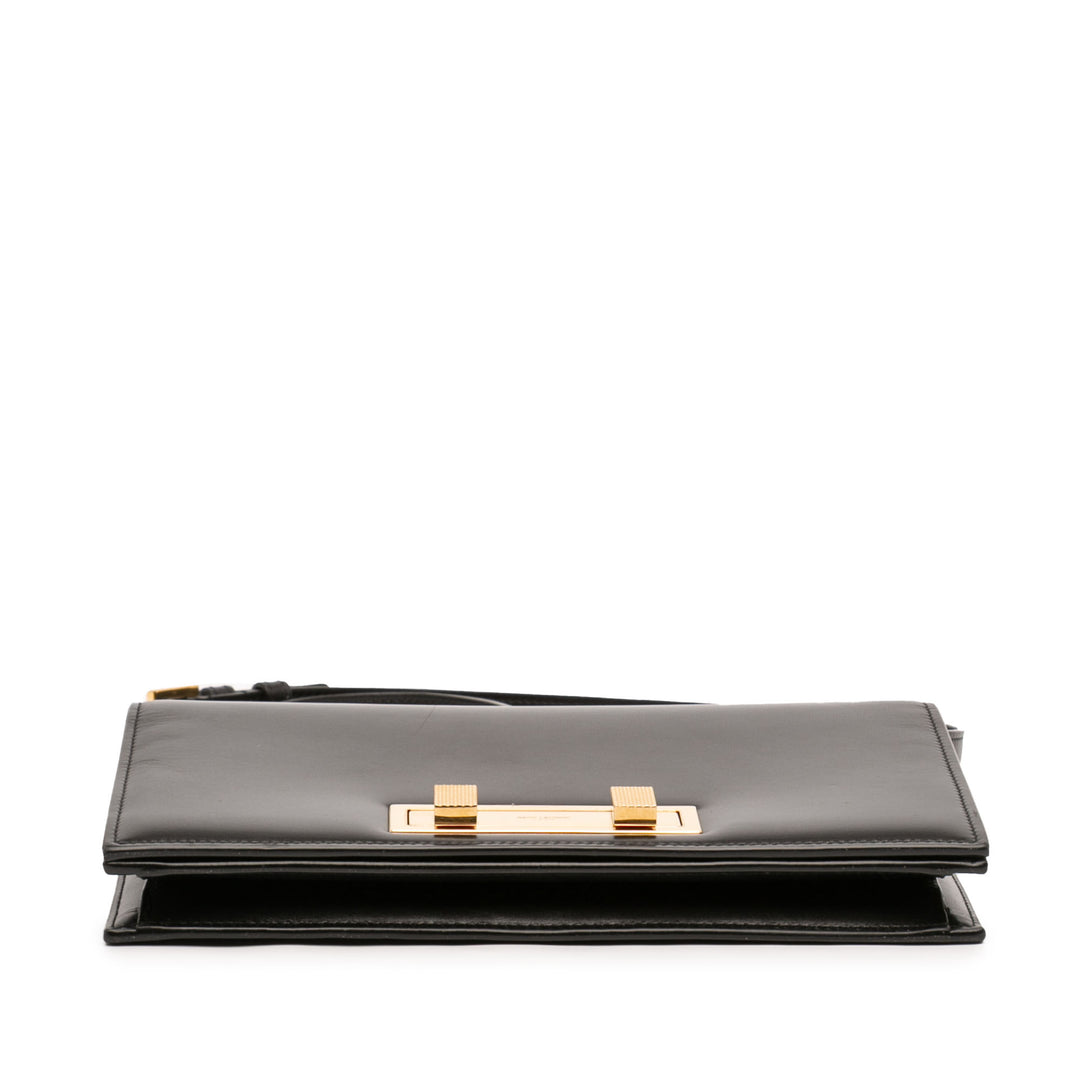 Saint Laurent Medium Smooth Cuir de veau Domino Sac bandoulière