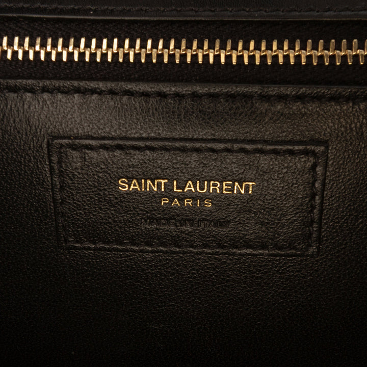 Saint Laurent Medium Smooth Cuir de veau Domino Sac bandoulière