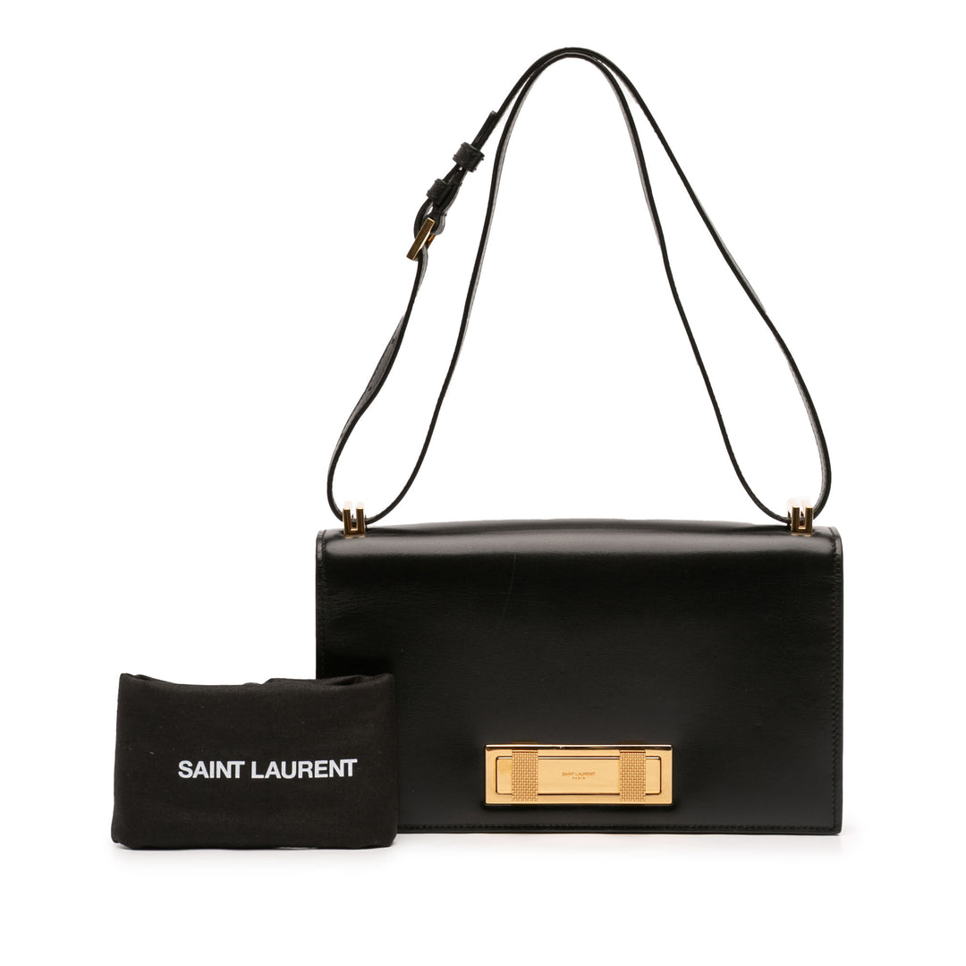 Saint Laurent Medium Smooth Cuir de veau Domino Sac bandoulière