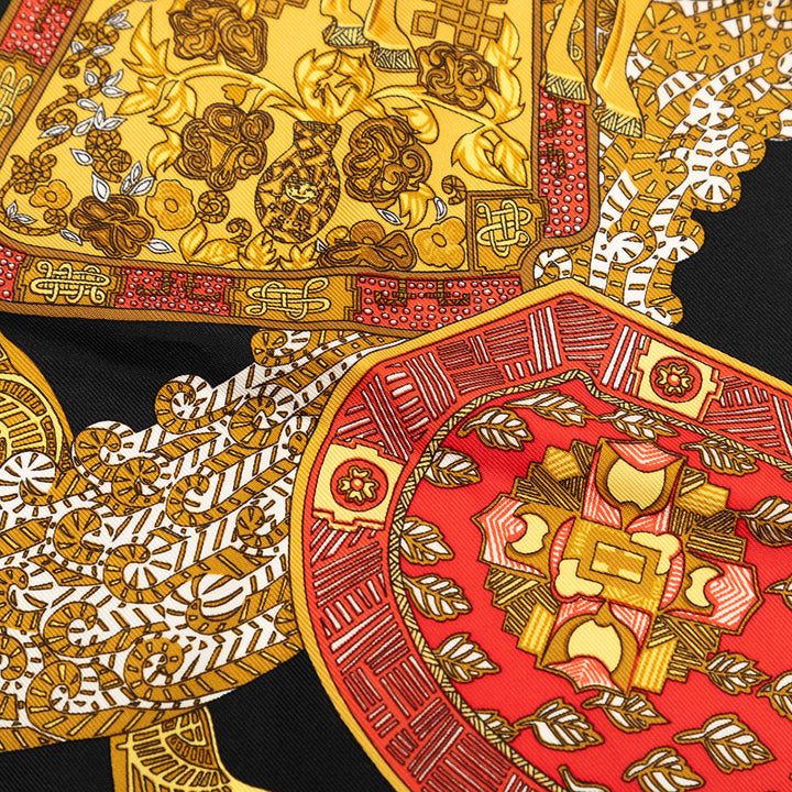 Hermès Art des Steppes Soie Handkerchief