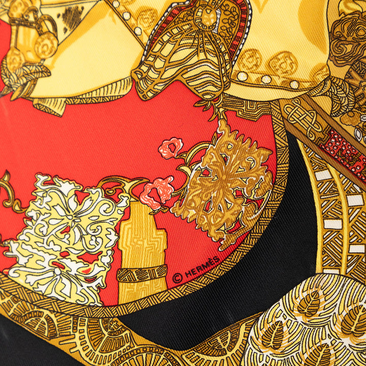 Hermès Art des Steppes Soie Handkerchief