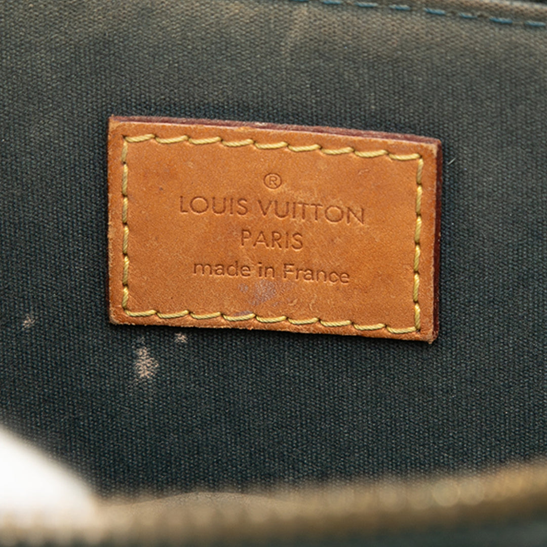 Louis Vuitton Alma PM Cuir verni Monogram Bleu – vue 6 – GABY PARIS