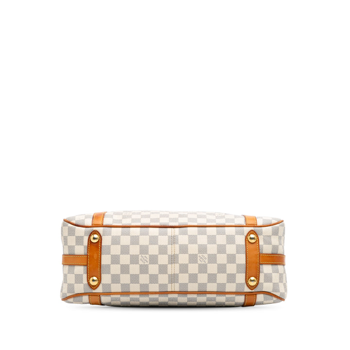 Damier Azur Stresa PM White - Gaby Paris